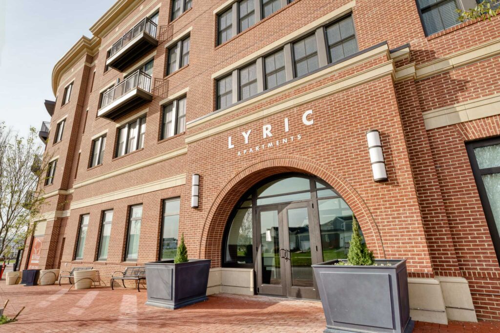 Street view of Lyric at Norton Commons Apartments